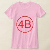 4B Tシャツ (レイダウン)