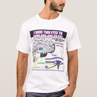 4biddenknowledge松果眼のTシャツ Tシャツ