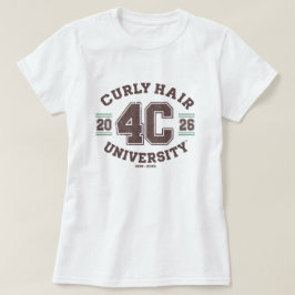 4C カーリーヘアテクスチャーアプリーシエーション カスタムTシャツ Tシャツ