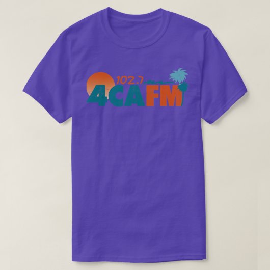 4CA FMケアンズオーストラリア Tシャツ (デザイン正面)