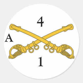 4cav insignia, 4, 1, Aのシール ラウンドシール