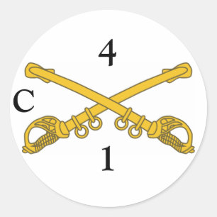 4cav insignia, 4, 1, Cのシール ラウンドシール