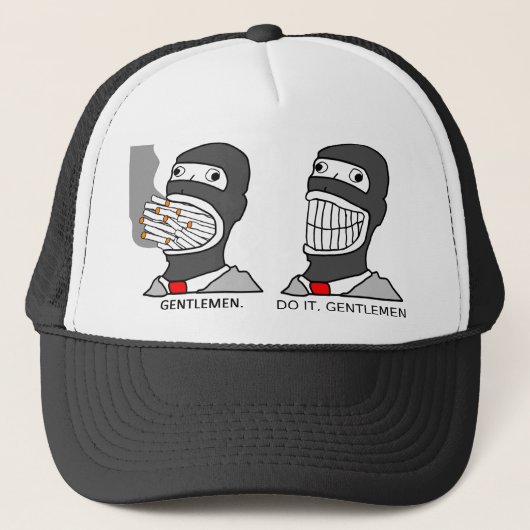 4chan紳士 キャップ (正面)