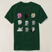 4chan Starter Pack NPC版の顔 Tシャツ (デザイン正面)