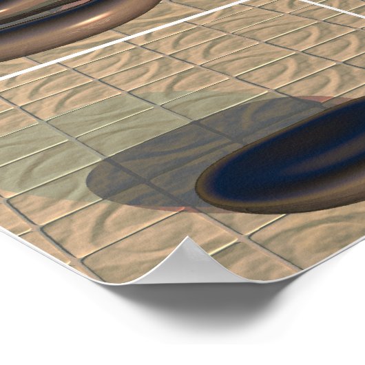 4Dトーラスのフライスルー断面 ポスター (角)