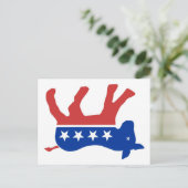 4D - RIGHTIQによる民主的死亡者のデザイン ポストカード (スタンド正面)