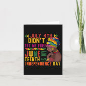 4Dnt Set Me Free Juneechは独立 カード (正面)