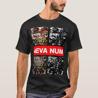 4EVA NUMアイコン顔 Tシャツ