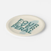 4ever Feral plates ペーパープレート (アングル)