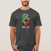 4Ever Thumbprint Mens T-shirt - St. Kitts Nevis Tシャツ (正面)