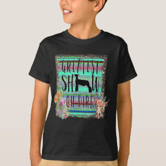 4H FFA家畜ショー郡フェア動物を示す Tシャツ