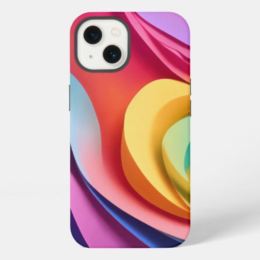 4Kの高解像度グラデーション傑作 iPhoneケース (裏面)