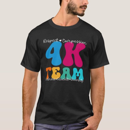 4Kチーム評価ウィーク新学期 Tシャツ (正面)