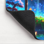 4K品質のウイルス自然壁紙 マウスパッド (コーナー)