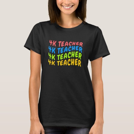4K担任の新学期 Tシャツ (正面)