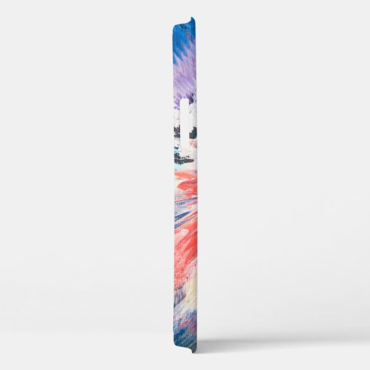 4K油絵。カラフルクリエイティブ抽象化アブ Case-Mate iPhoneケース (裏面 / 右)