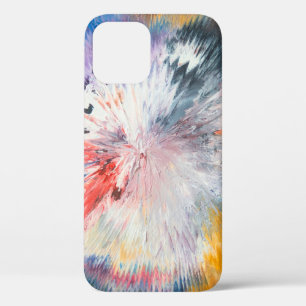 4K油絵。カラフルクリエイティブ抽象化アブ iPhone 12ケース