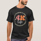 4K Life Appreciation Week Back to School Tシャツ (正面)