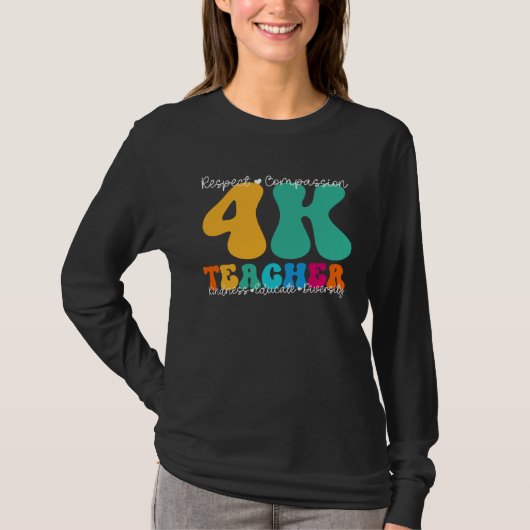 4K Teacher Appreciation Week Back to School Tシャツ (正面)