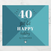 4Oとホット スパークリングワインラベル (シングルラベル)