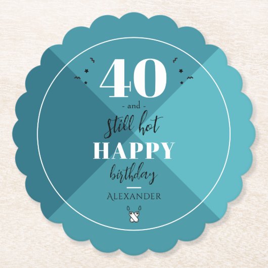 4Oとホット ペーパーコースター (正面)