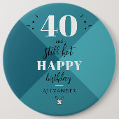 4Oとホット 缶バッジ (正面)