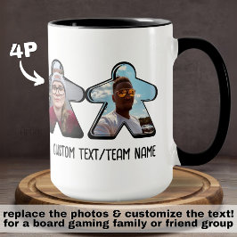 4Pフォトカスタムメープルボードゲームグループ マグカップ