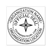 4P2スター一般カスタム型公式シール名場所URL セルフインキングスタンプ (デザイン)