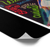 4p- Wordコラージュのポスター ポスター (角)