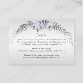 #4Purpleシルバーグレーフローラ詳細エンクロージャカード エンクロージャーカード