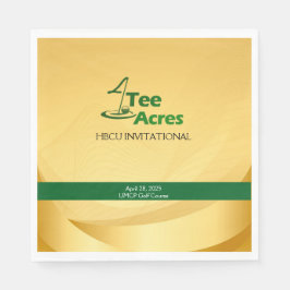 4Tエーカー金ゴールド紙ナプキン スタンダードランチョンナプキン