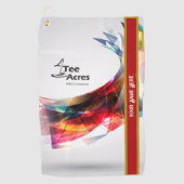 4Tエーカ数々のーカラーゴパーソナライズされたフタオル ゴルフタオル (正面)