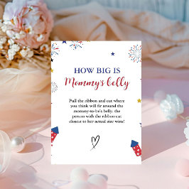 4t of How Big is Mommy's belly Baby Shower Game 台座サイン