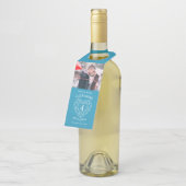 4thの結婚記念写真topaz gemstoneハート ボトルネックタグ (アングル)