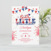 4thバースデーキッドパーティー 招待状 (スタンド正面)