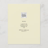 4thバースデーフォトコラージュ招待状ボーイガールミックスミックス (裏面)