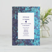 4thバースデーブルージェムストーン瑪瑙カスタム時代 招待状 (スタンド正面)