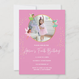 4th誕生日招待状 招待状