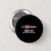 4th+オブ・ジュライ タン Tシャツ GBU-57 アメリカ国旗 缶バッジ (正面&裏面)