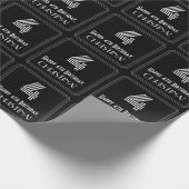 4th Birthday:アールデコインスパイア「4」を見る/名前 ラッピングペーパー (角)