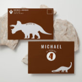 4th Birthday Burnt Orange 4ラウンドシール ラウンドシール