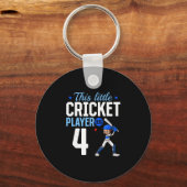 4th Birthday Cricket Player  キーホルダー (正面)