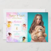 4th Birthday Fairy Birthday Partyの写真 招待状 (正面)