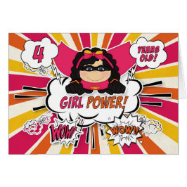 4th Birthday Girls すごい Kids Pink漫画