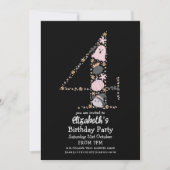 4th Birthday Halloween  招待状 (正面)