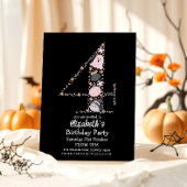 4th Birthday Halloween  招待状