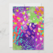 4th Birthday Painting Party 招待状 (裏面)