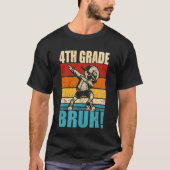 4th Grade Bruh Dabbing Boy Fourth Grade Squad Boy  Tシャツ (正面)