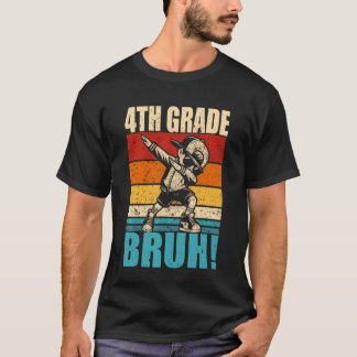 4th Grade Bruh Dabbing Boy Fourth Grade Squad Boy  Tシャツ