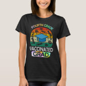 4th Grade Graduation Vaccinated Senior 2021 Gradua Tシャツ (正面)